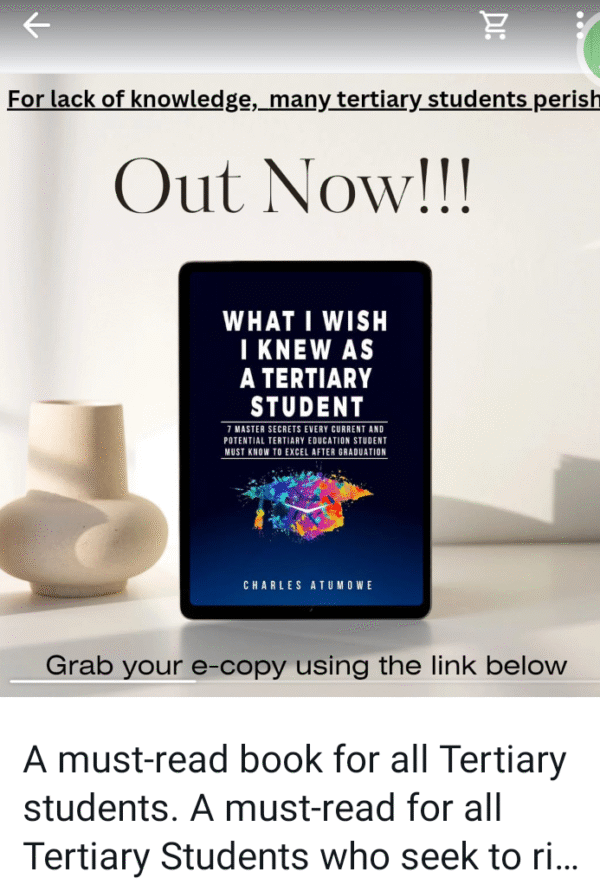 What I Wish I Knew As A Tertiary Student